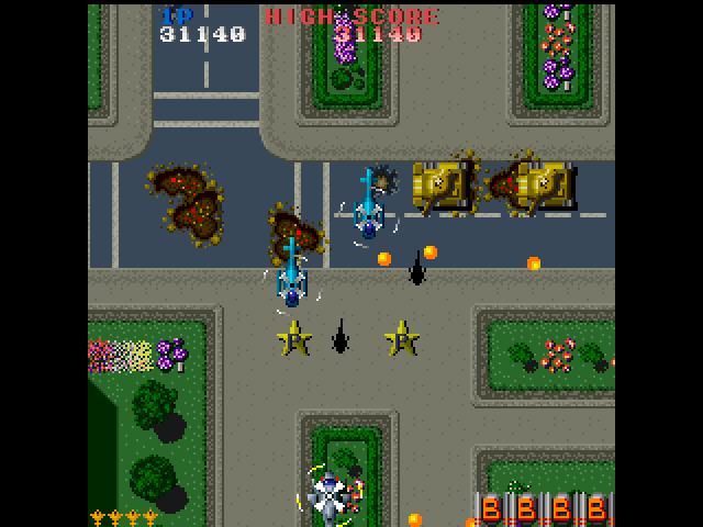 Twin Cobra screenshot 4 for Sega Genesis